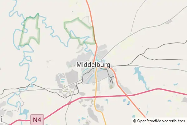 Mapa Middelburg