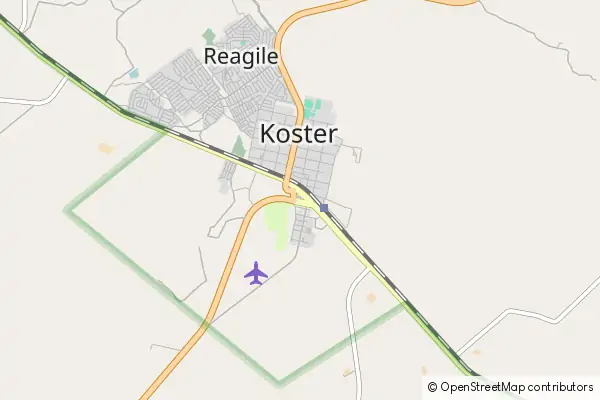 Mapa Koster