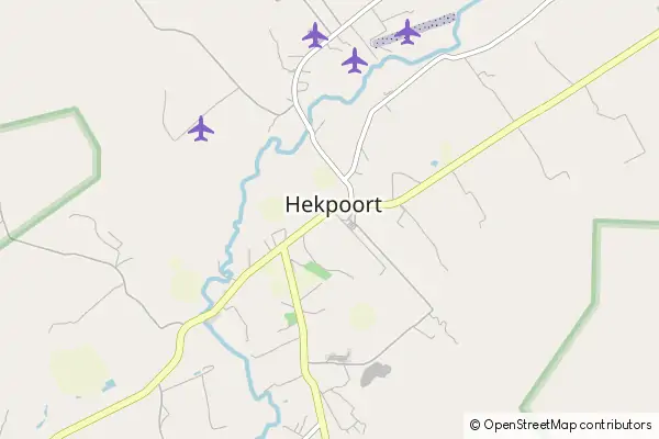 Mapa Hekpoort