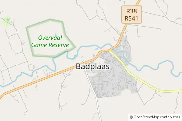 Mapa Badplaas