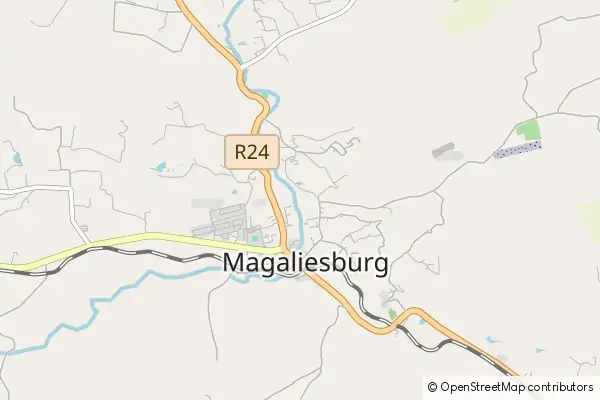 Mapa Magaliesburg