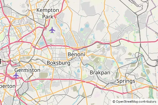 Mapa Benoni