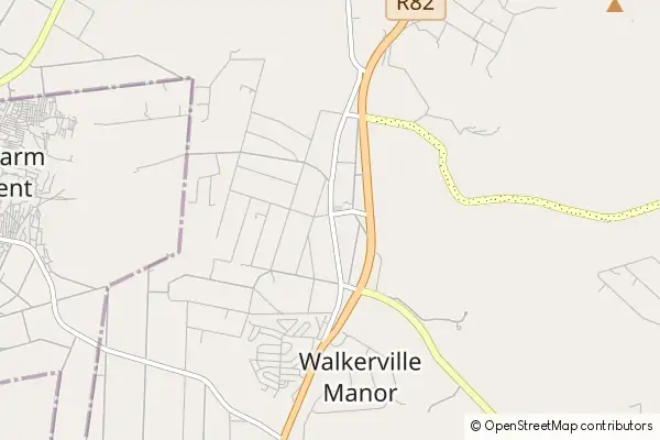 Mapa Walkerville