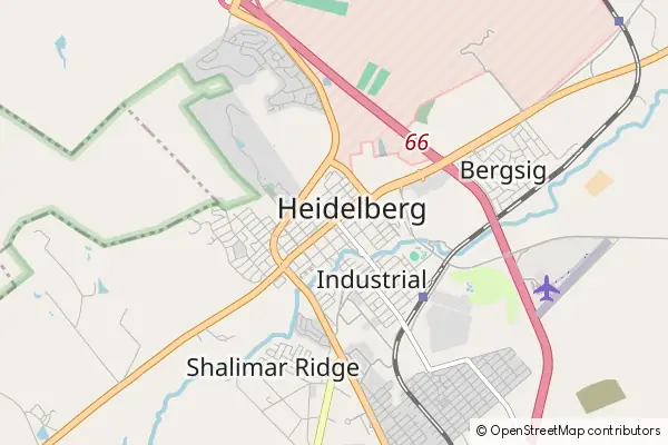 Mapa Heidelberg