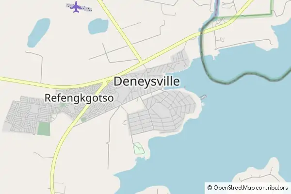 Mapa Deneysville