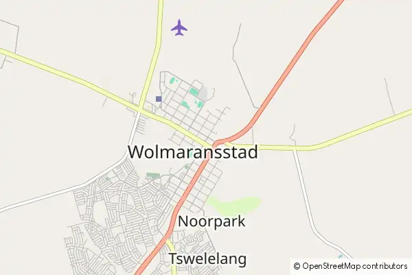 Mapa Wolmaransstad