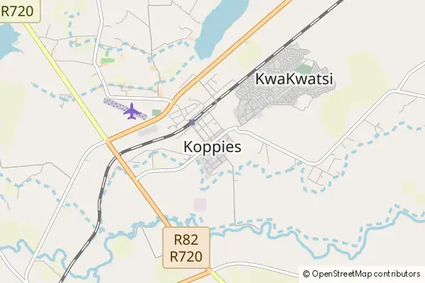 Mapa Koppies