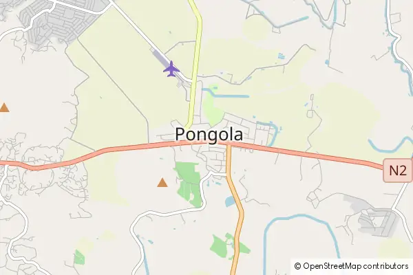 Mapa Pongola