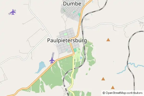 Mapa Paulpietersburg