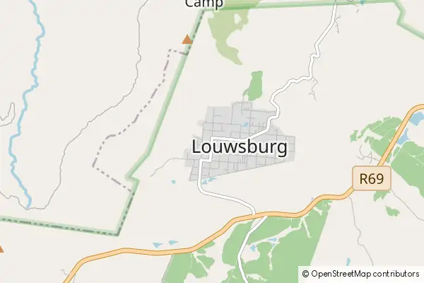 Mapa Louwsburg