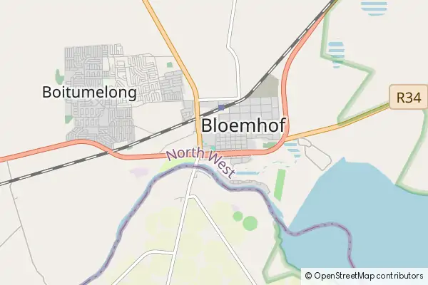 Mapa Bloemhof