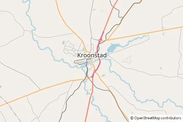 Mapa Kroonstad