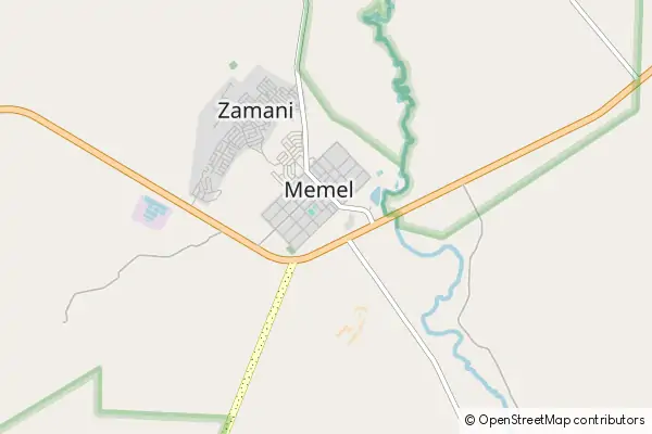 Mapa Memel