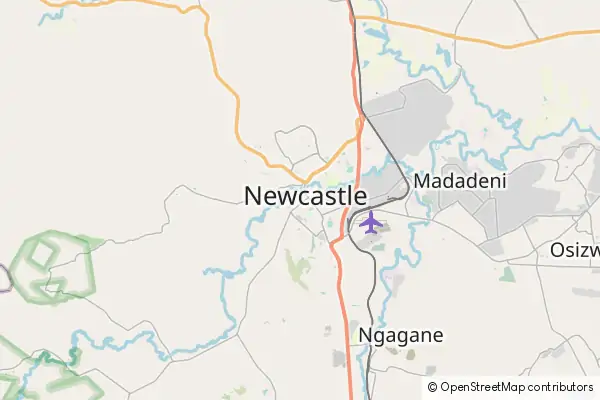 Mapa Newcastle