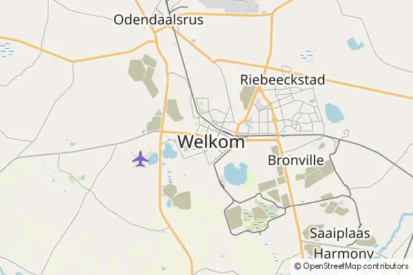 Mapa Welkom