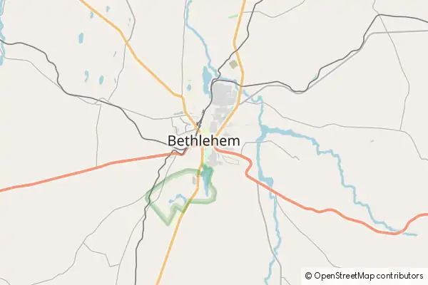 Mapa Bethlehem