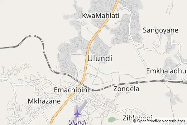 Mapa Ulundi