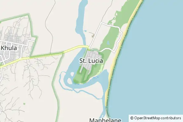 Mapa St Lucia