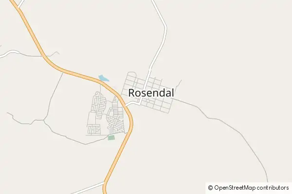 Mapa Rosendal