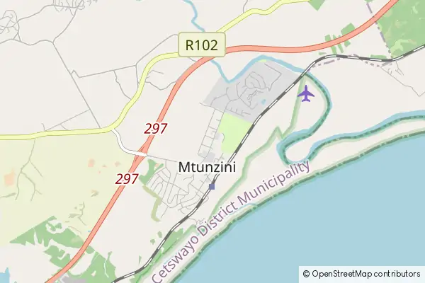 Mapa Mtunzini