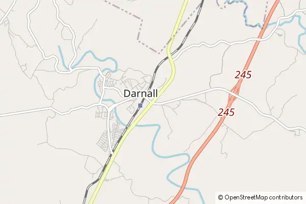 Mapa Darnall