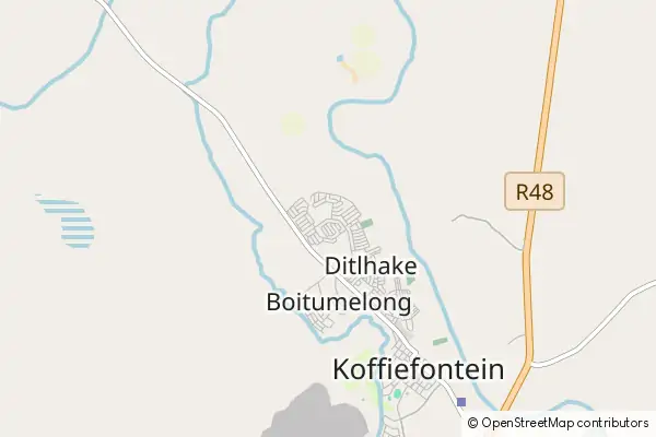 Mapa Koffiefontein