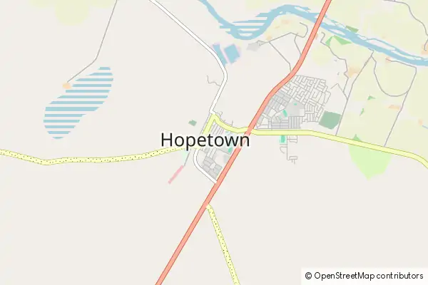 Mapa Hopetown