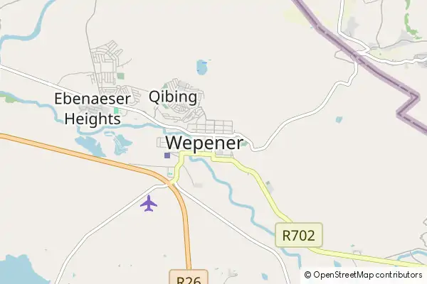 Mapa Wepener