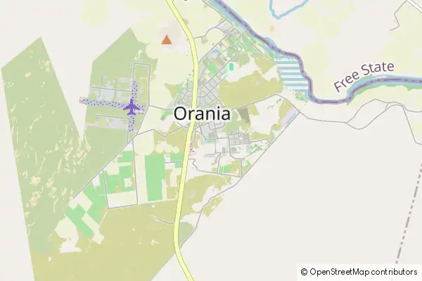 Mapa Orania