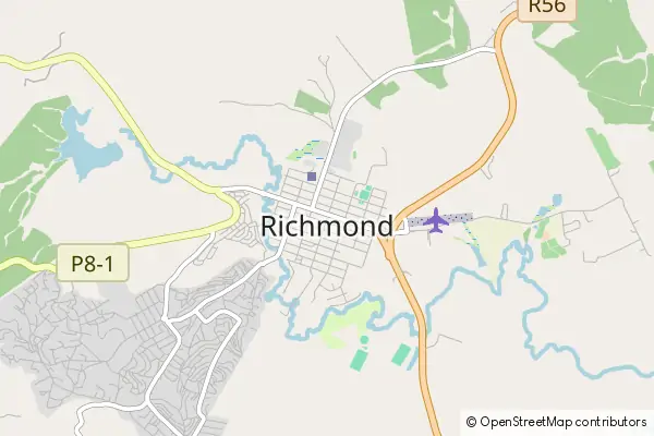 Mapa Richmond