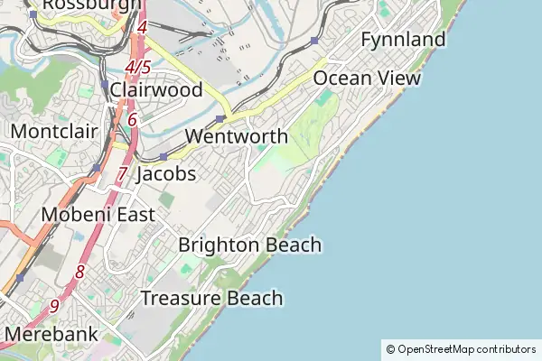 Mapa: Bluff • © OpenStreetMap contributors Mapa Bluff