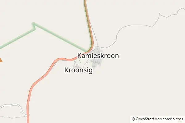 Mapa Kamieskroon