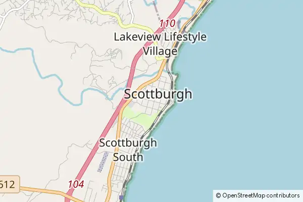 Mapa Scottsburgh