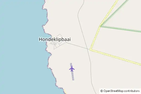 Mapa Hondeklip Bay