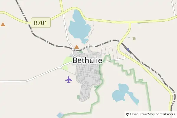 Mapa Bethulie