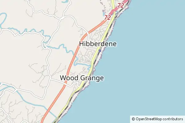 Mapa Hibberdene