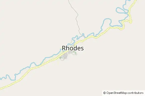 Mapa Rhodes