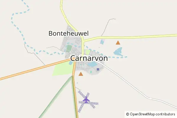 Mapa Carnarvon