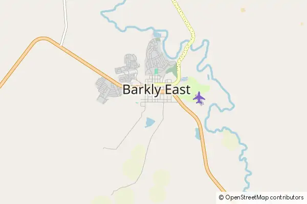 Mapa Barkly East