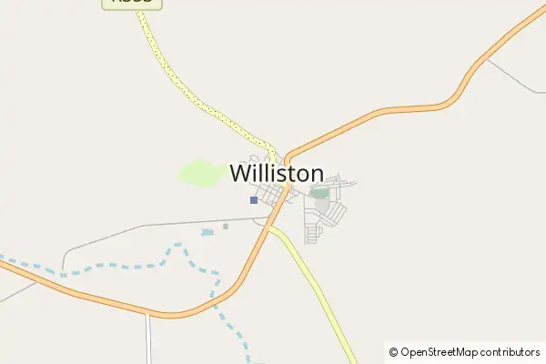 Mapa Williston