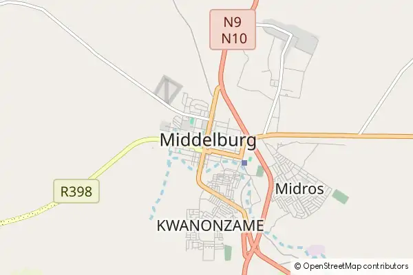 Mapa Middelburg