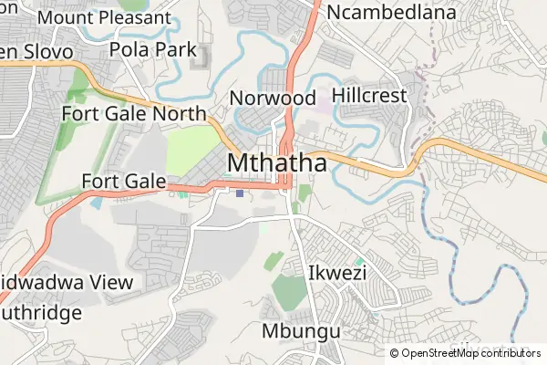 Mapa Mthatha