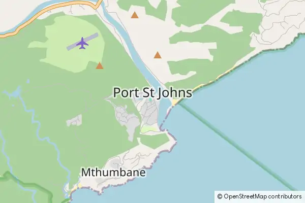 Mapa Port St Johns