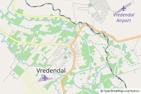 Mapa Vredendal