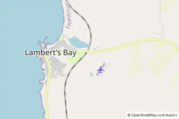 Mapa Lambert's Bay