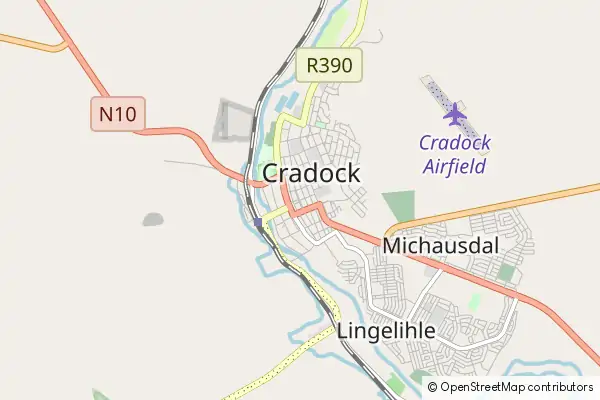 Mapa Cradock