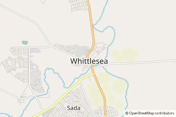 Mapa Whittlesea