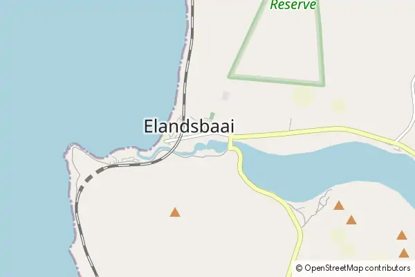 Mapa Elands Bay