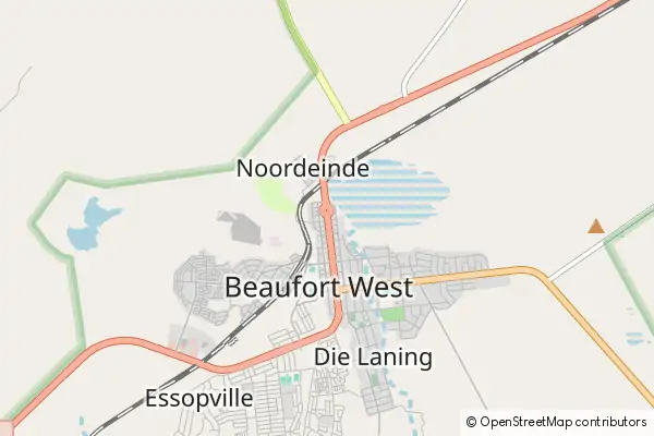 Mapa Beaufort West