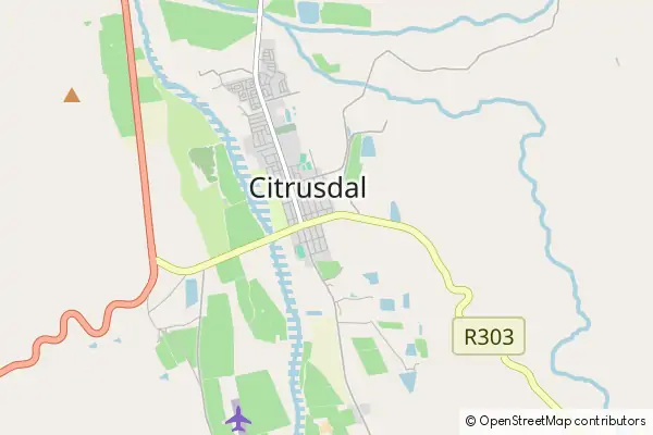 Mapa Citrusdal